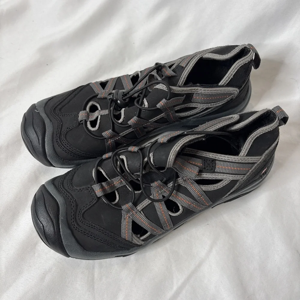 Swiss Gear Mens‎ 7 Water Shoes Kayaking Hiking Outdoor Gray Black FM8335